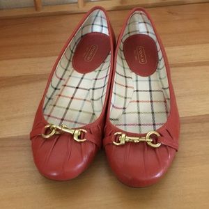 COACH Leona flats! GUC!